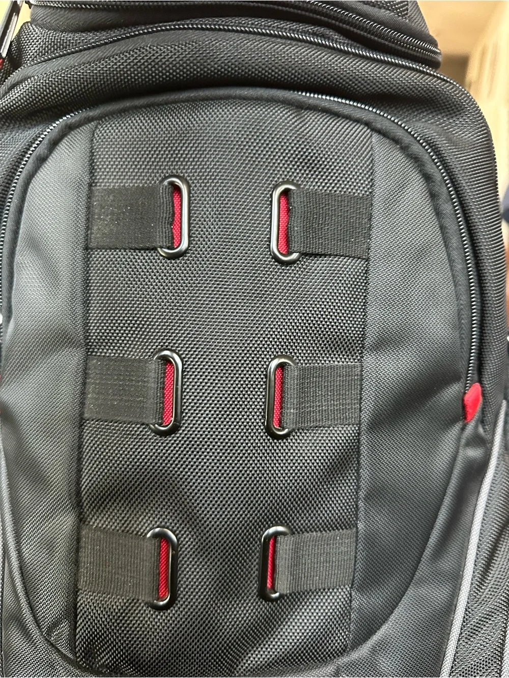 Samsonite Black and Red Travel Backpack